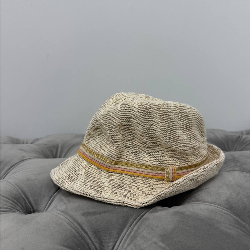 Zara Kids Beige Hat with Multicolor Band